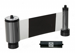 Черная лента с оверлеем (KO) на 3000 оттисков с чистящим роликом; для принтера Advent SOLID 700 в Чите