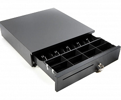 Денежный ящик G-Sense 410XL, чёрный, Epson, электромеханический в Чите