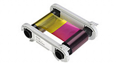 Полноцветная лента (YMCKO) на 500 оттисков с чистящим роликом; для принтера Advent SOLID 700 в Чите