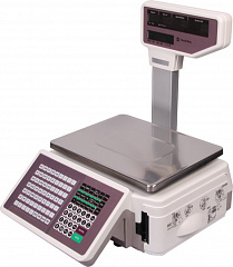 Весы торговые с печатью этикетки CheckWay CW-500P со стойкой в Чите